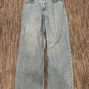 Abercrombie & Fitch Light Blue Ultra Loose Jeans